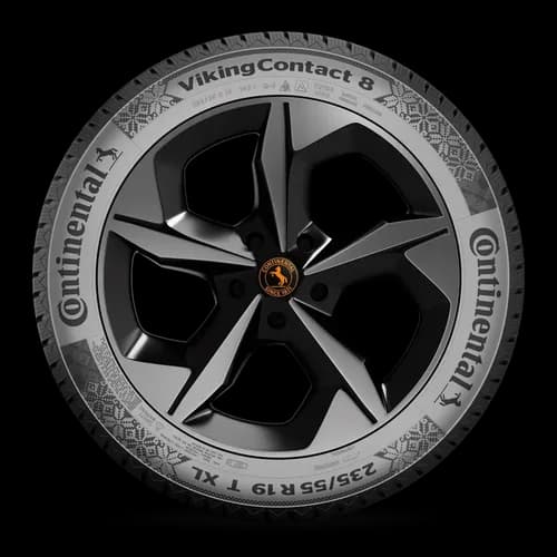 Continental Vikingcontact 8 tire — side view