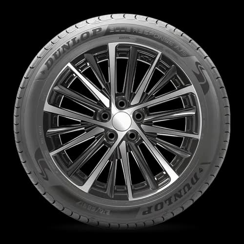 Dunlop Blue Response A/S tire — side view