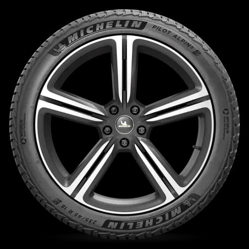 Michelin Pilot Alpin 5 tire — side view