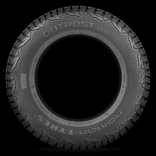 Nokian Outpost APT tire — side view