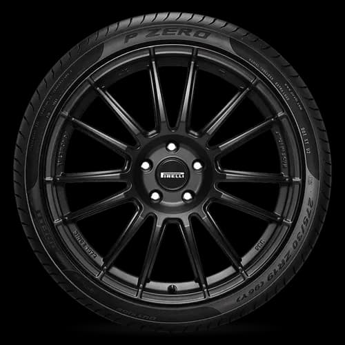 Pirelli Pzero tire — side view