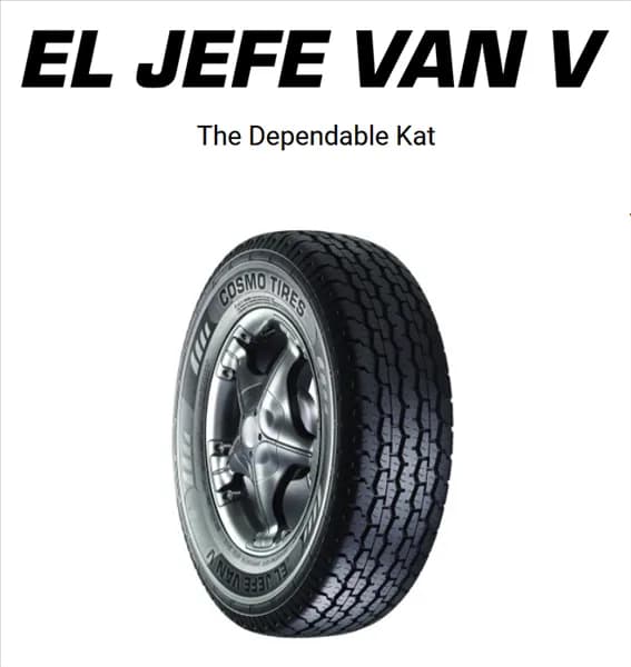 155R12C COSMO EL JEFE VAN V 8PLY tire