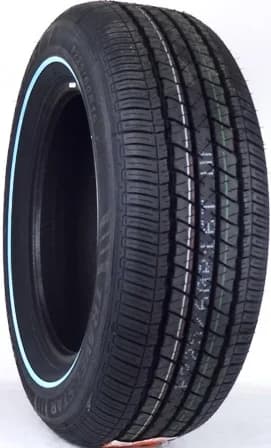 225/60R16 TRAVELSTAR UN106 98T M+S 480-A-B 50K+ROAD HAZARD**NARROW WHITE WALL** tire