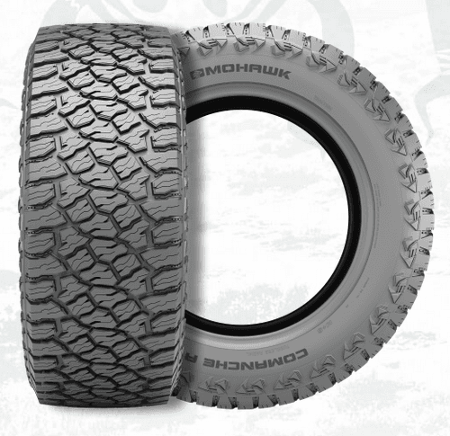 LT245/75R17 MOHAWK COMANCHE A/T 121/118S 10PLY 50K + ROAD HAZARD tire 1