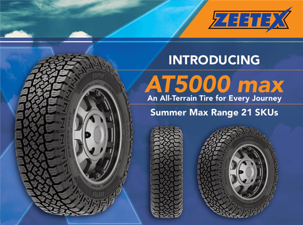 LT315/70R17 ZEETEX AT5000 MAX A/T 126/123S 10PLY 60K + ROAD HAZARD tire