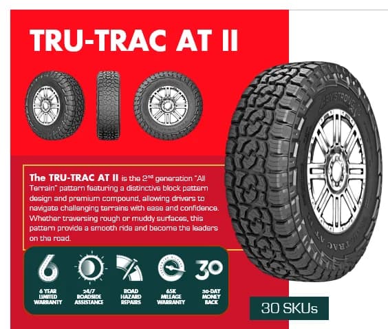 Armstrong TRU-TRAC A/T II LT235/70R15 tire