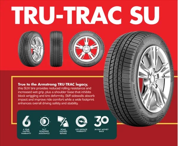 Armstrong TRU-TRAC SU 235/65R17 tire