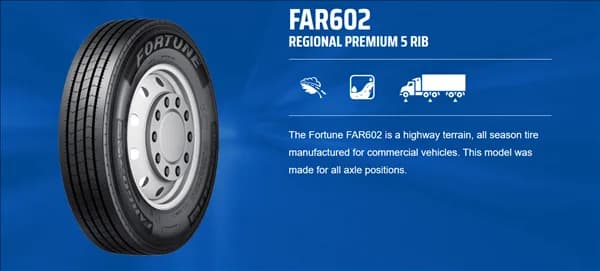 Fortune FAR602 ALL POSITION 215/75R17.5 tire
