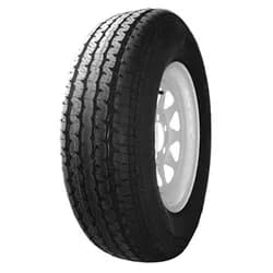 Hi run /6 Stc JK42 15X5 5-4.5 White Spoke ST Trailer Assembly ST205/75R15 tire