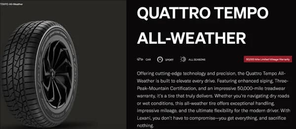 Lexani QUATTRO TEMPO AW 2156517 tire