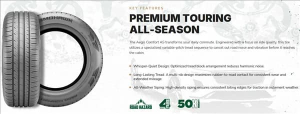 Mohawk AEGIS COMFORT A/S 195/60R15 tire