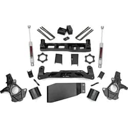 Rough country R/C 5IN GM Suspension Lift Kit W/N3 Shocks 07-13 PU 07-13 tire