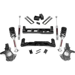Rough country R/C 5IN GM Suspension Lift Kit W/N3 Shocks Struts 07-13 PU 07-13 tire