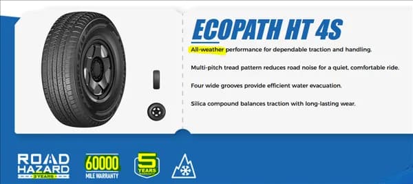 Travelstar 235/65R16C Eco-mile HT4S 235/65R16C tire