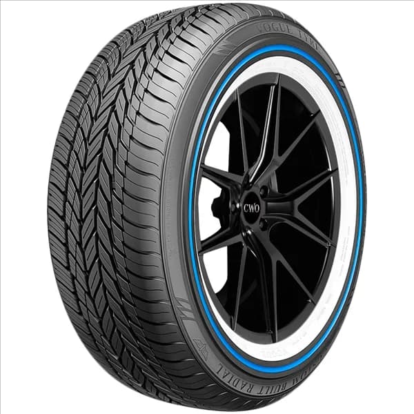 Vogue CUSTOM BUILT RADIAL SCT2 WHITE/BLUE STRIPE 305/35R24 tire