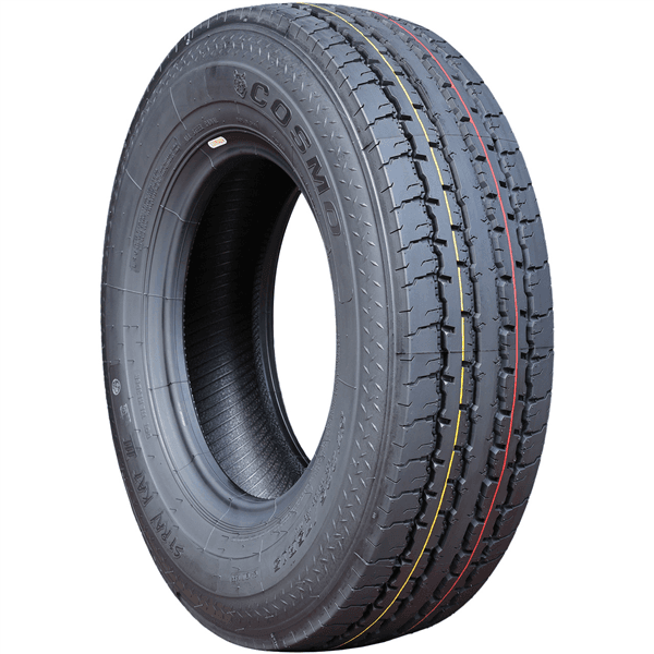 ST225/75R15 COSMO STRAY KAT III 124/124M 14PLY ALL STEEL TRAILER TIRE**14PLY**
