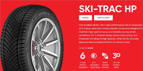 215/55R17 ARMSTRONG SKI-TRAC HP STUDLESS 98V XL +ROAD HAZARD thumbnail 1