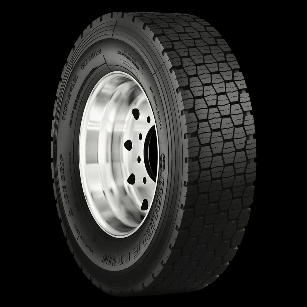 Double Coin RSD3 225/70R19.5 Severe Weather Drive Tire, 3970 LB Load, 21/32" Tread