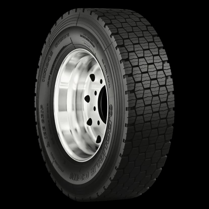 Double Coin RSD3 225/70R19.5 Severe Weather Drive Tire, 3970 LB Load, 21/32" Tread 1