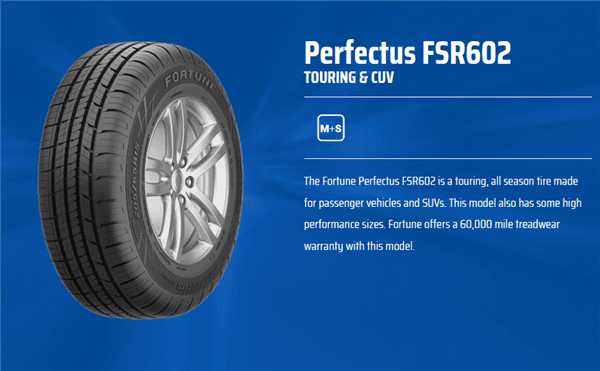 235/60R18 FORTUNE PERFECTUS FSR602 103V 600A-A 60K 1