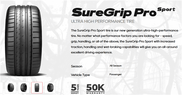 295/30ZR24 GRIPMAX SUREGRIP PRO SPORT 104Y XL 50K