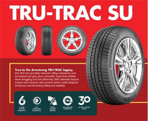255/50R20 ARMSTRONG BLU-TRAC SU 109V XL M+S 440-A-A 65K+ ROAD HAZARD
