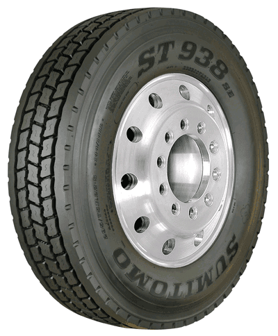 11R22.5 SUMITOMO ST938 CLOSED SHOULDER DRIVE 146/143L 16PLY thumbnail 1
