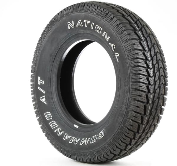 P245/75R16 NATIONAL COMMANDO A/T 111S OWL 500-A-B (MADE BY COOPER) 1