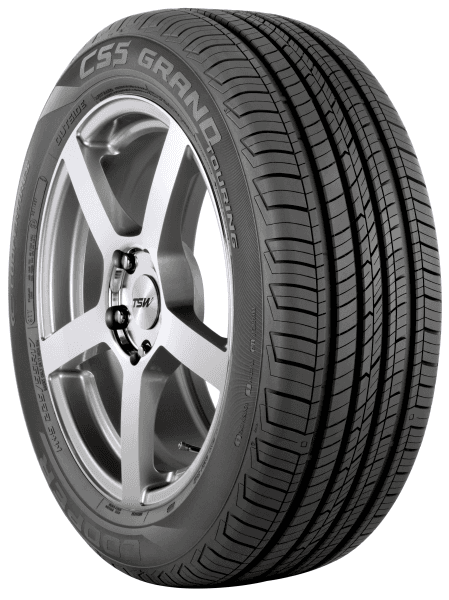225/55R17 COOPER CS5 GRAND TOURING 97T BLK 780-A-A 80K 1