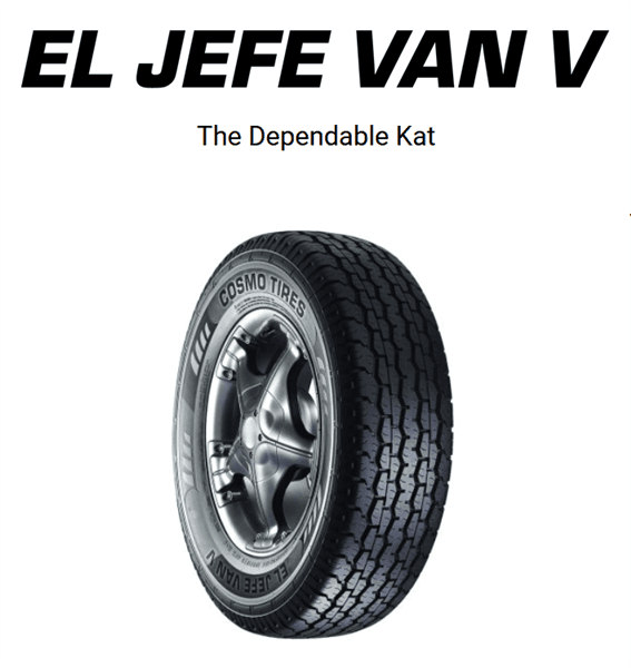 155R12C COSMO EL JEFE VAN V 8PLY 1