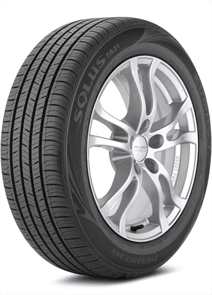 215/55R17 KUMHO SOLUS TA31 94V 500A-A 60K MADE IN USA 1